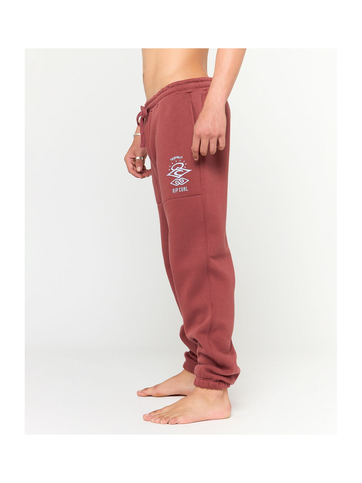 Spodnie RIP CURL ICONS OF SURF TRACKPANT czerwone