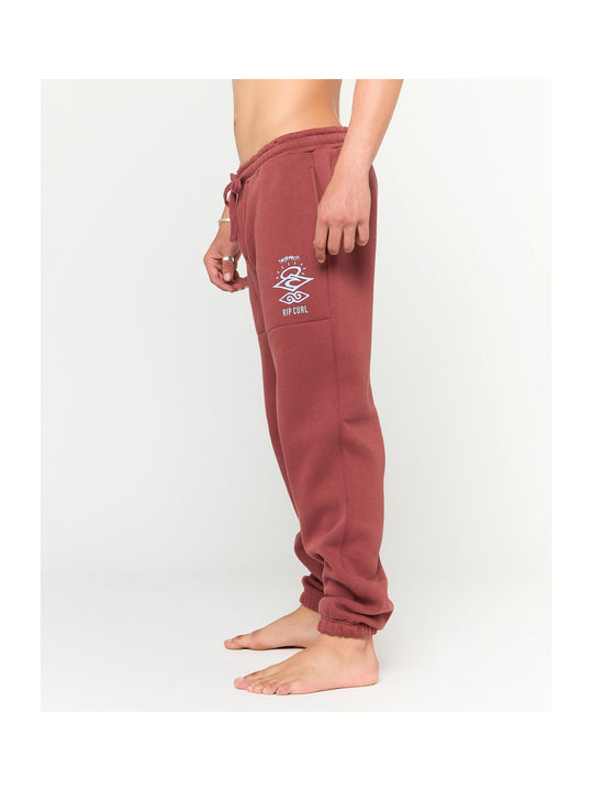 Spodnie RIP CURL ICONS OF SURF TRACKPANT czerwone
