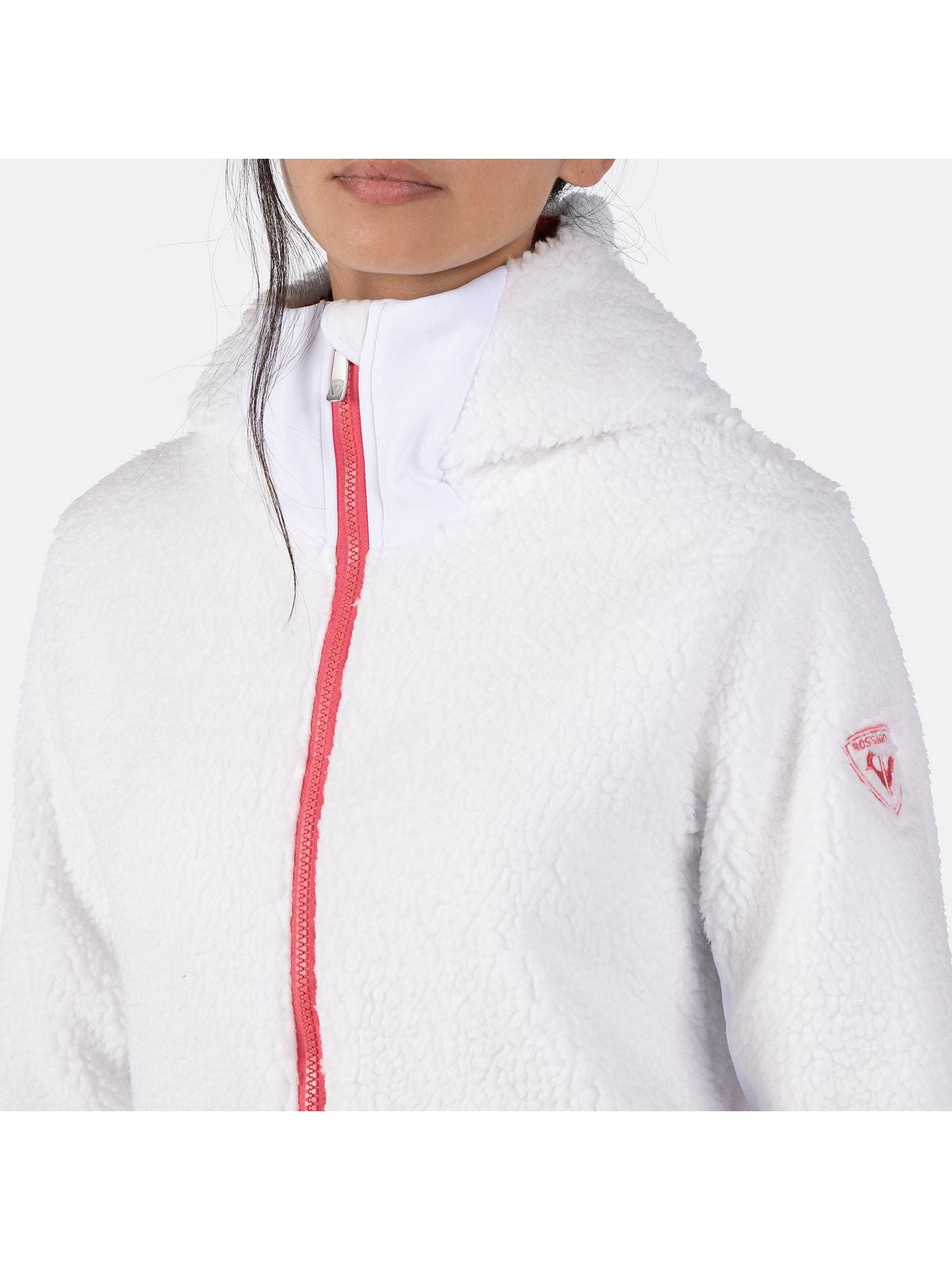 Bluza damska ROSSIGNOL W Wispile Fleece Fzh biały