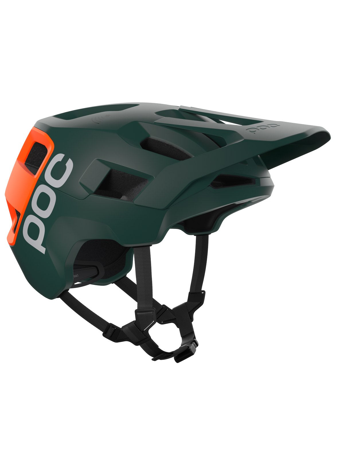 Kask rowerowy POC Kortal Race MIPS zielono pomarańczowy