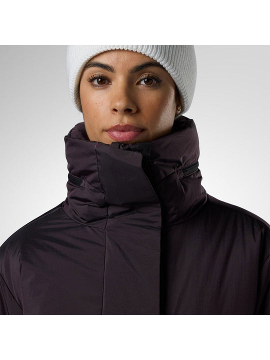 Kurtka narciarska damska ROSSIGNOL W Snowblaze Down Ski Jacket bordowa

