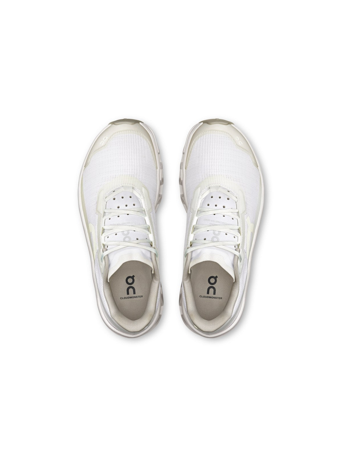 Buty do biegania damskie On Cloudmonster Void biały