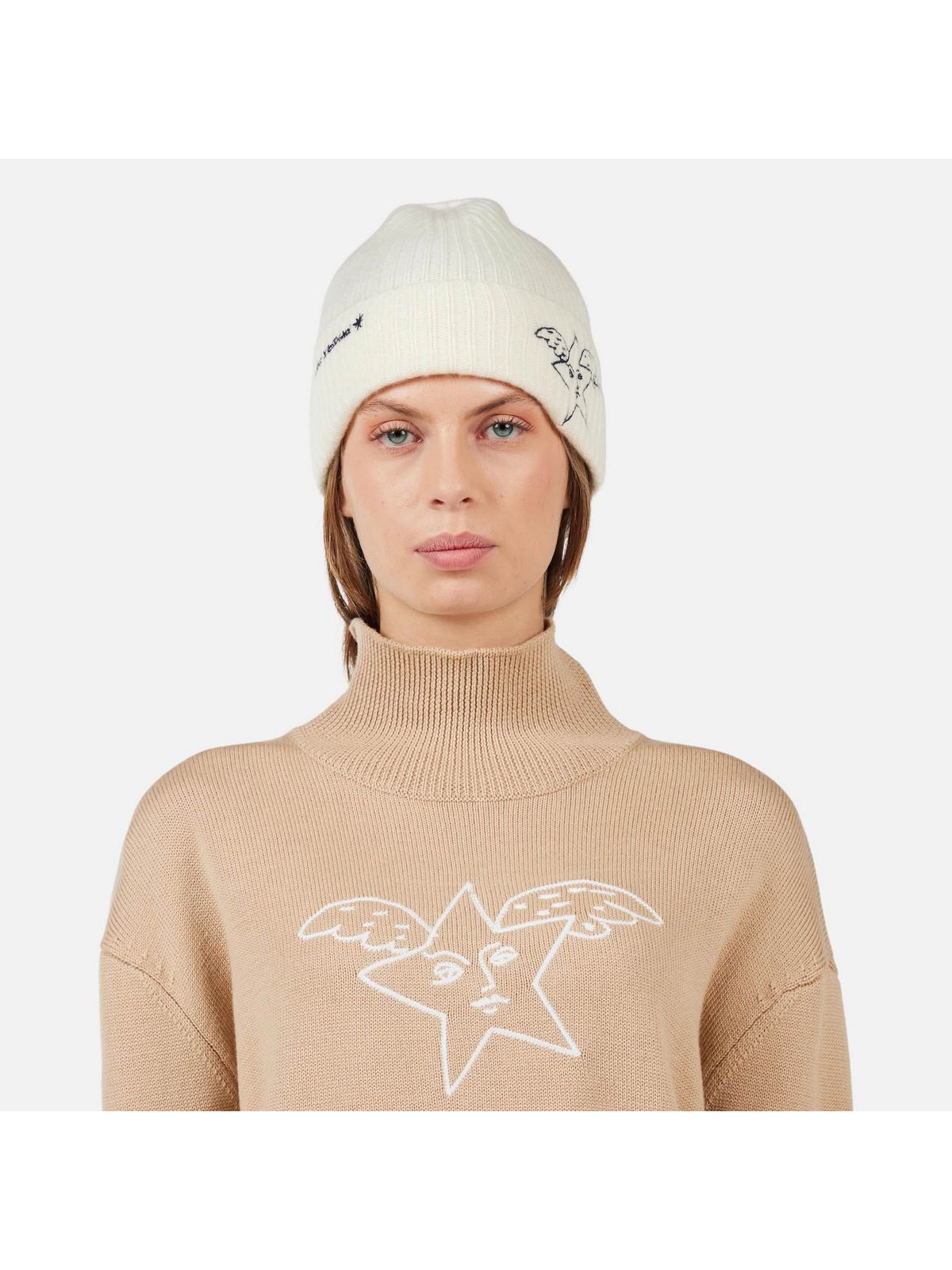 Sweter damski ROSSIGNOL W JCC LINA beżowy