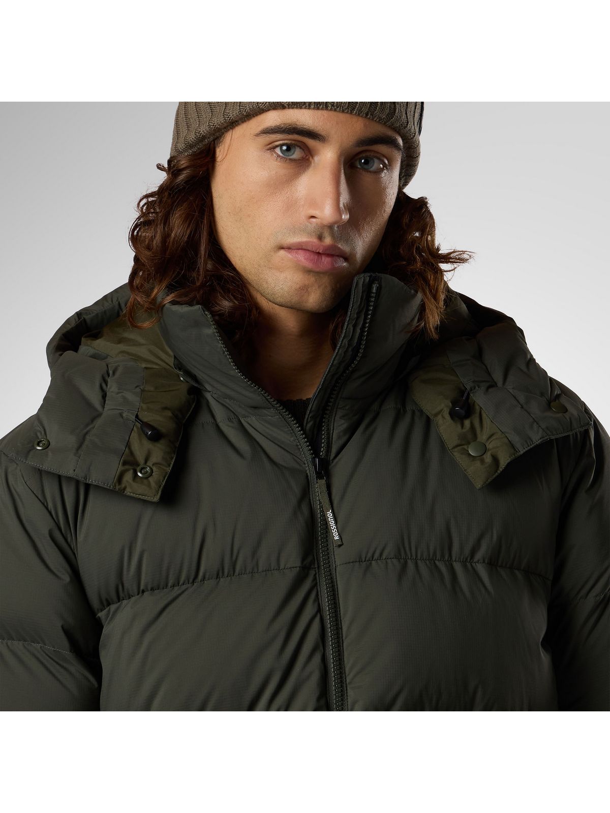 Kurtka puchowa męska ROSSIGNOL M Abel Down Hoodie Jacket zielona