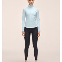 Koszulka damska CASALL Serene Half Zip Long Sleeve kolor niebieski
