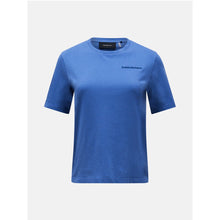 Koszulka damska PEAK PERFORMANCE Original Small Logo Tee niebieska
