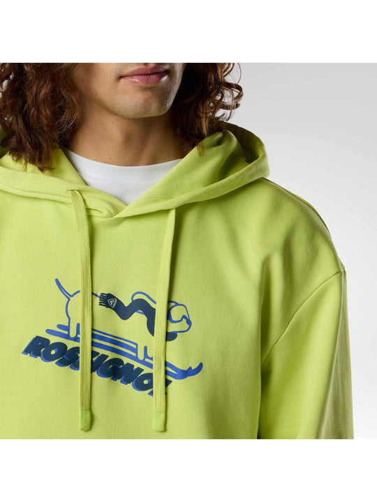 Bluza męska ROSSIGNOL M Waterfall Relax Hoodie żółta
