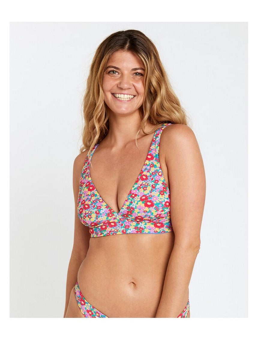 Stanik kąpielowy RIP CURL Las Flores Revo Halter kwiaty