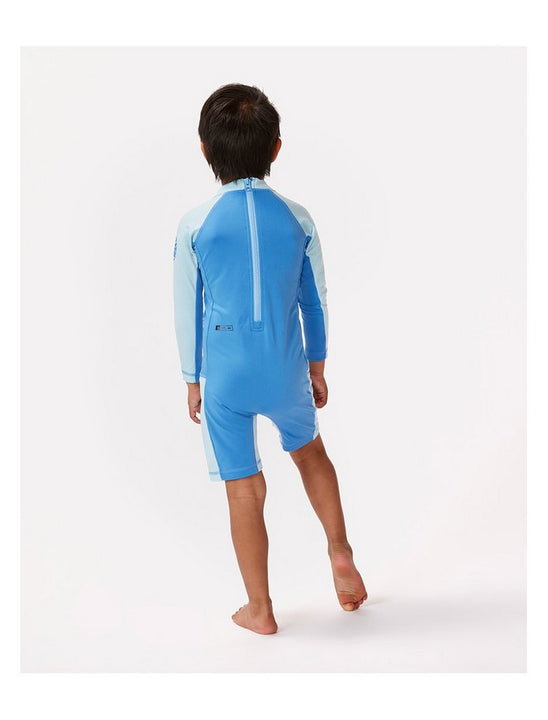 Lycra RIP CURL Icons Uv Brushed L/ S Suit-Boy niebieski

