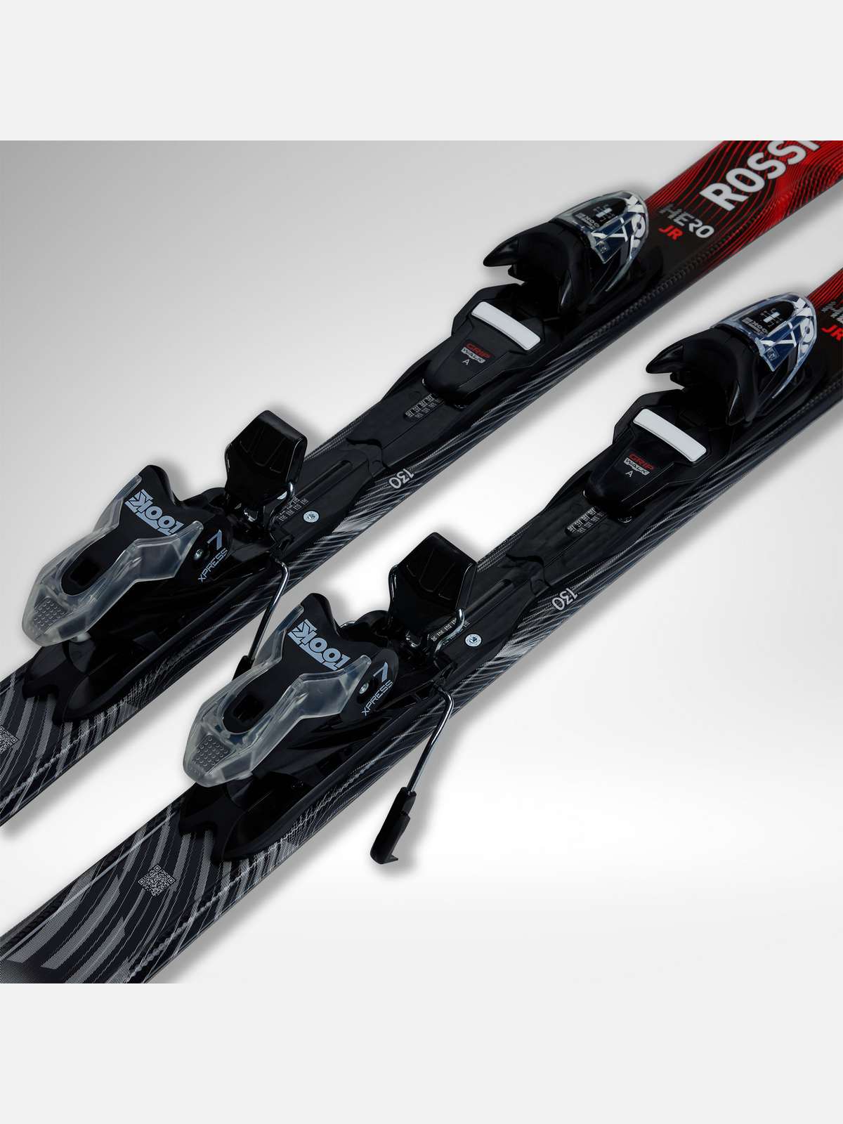 Narty dla dzieci ROSSIGNOL Hero Jr 130-150 + wiązania LOOK Xpress 7 Gw B83 Black