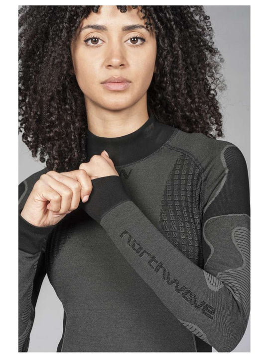 Koszulka termoaktywna NORTHWAVE High Neck Revolution Baselayer LS – Black
