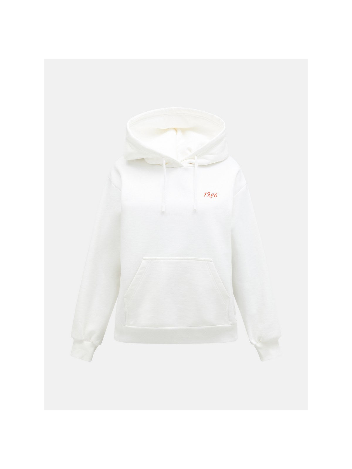 Bluza z kapturem damska PEAK PERFORMANCE 40Y Graphic Hood biała