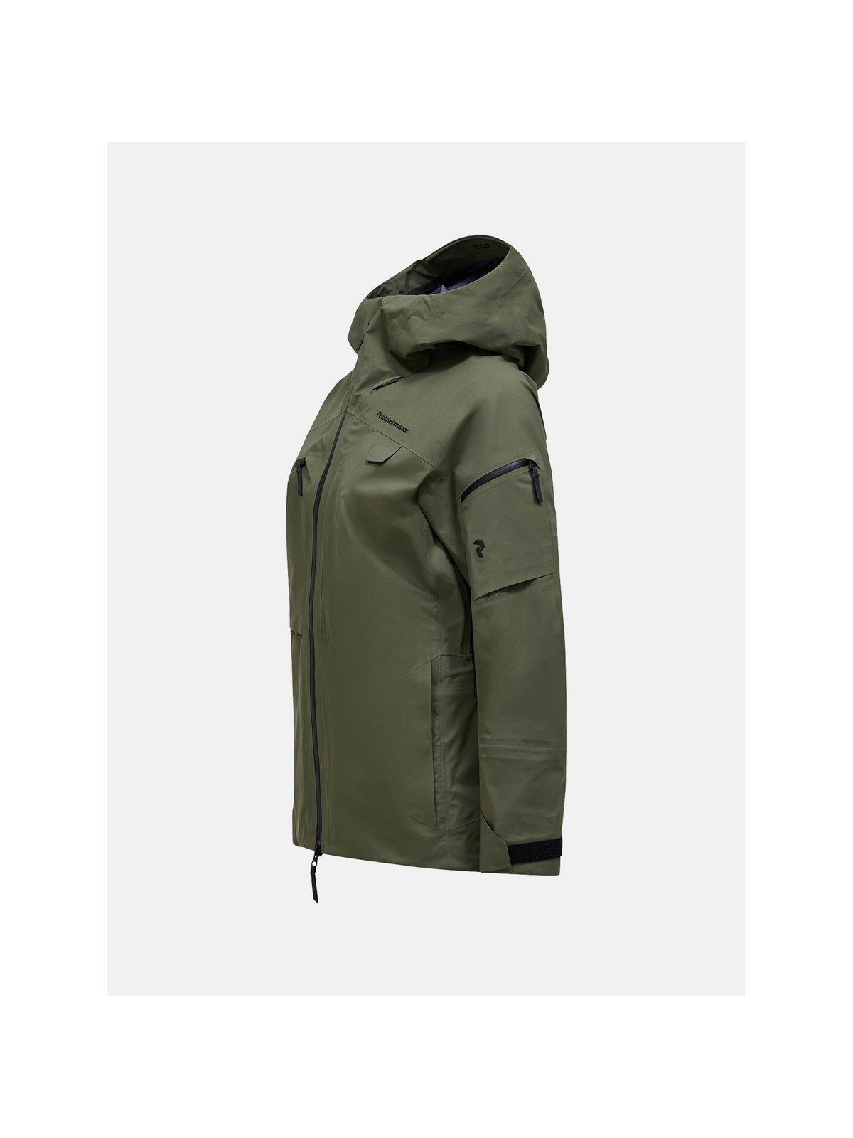 Kurtka narciarska damska PEAK PERFORMANCE Alpine GORE-TEX C-Knit 3L Shell Jacket zielona