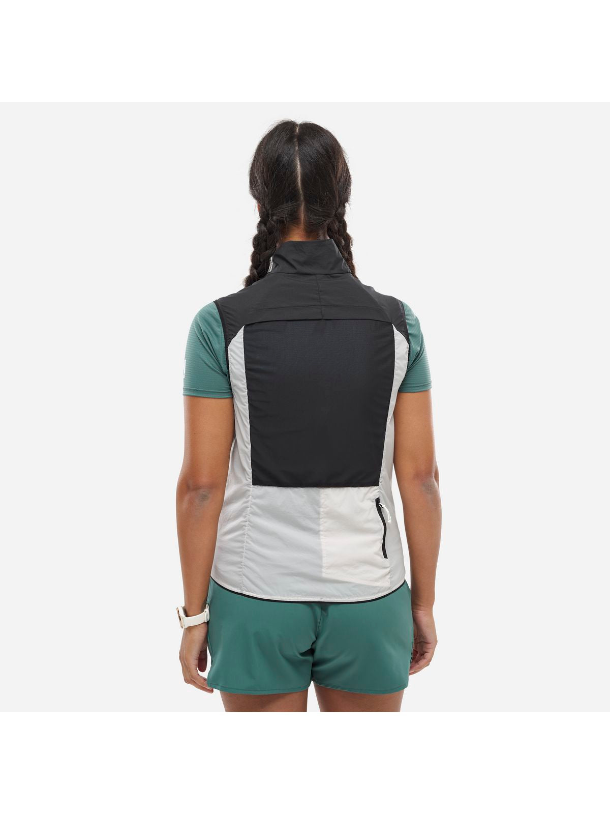 Kamizelka damska MILLET Intense Windbreaker Vest W biało czarny