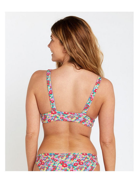 Stanik kąpielowy RIP CURL Las Flores Revo Halter kwiaty
