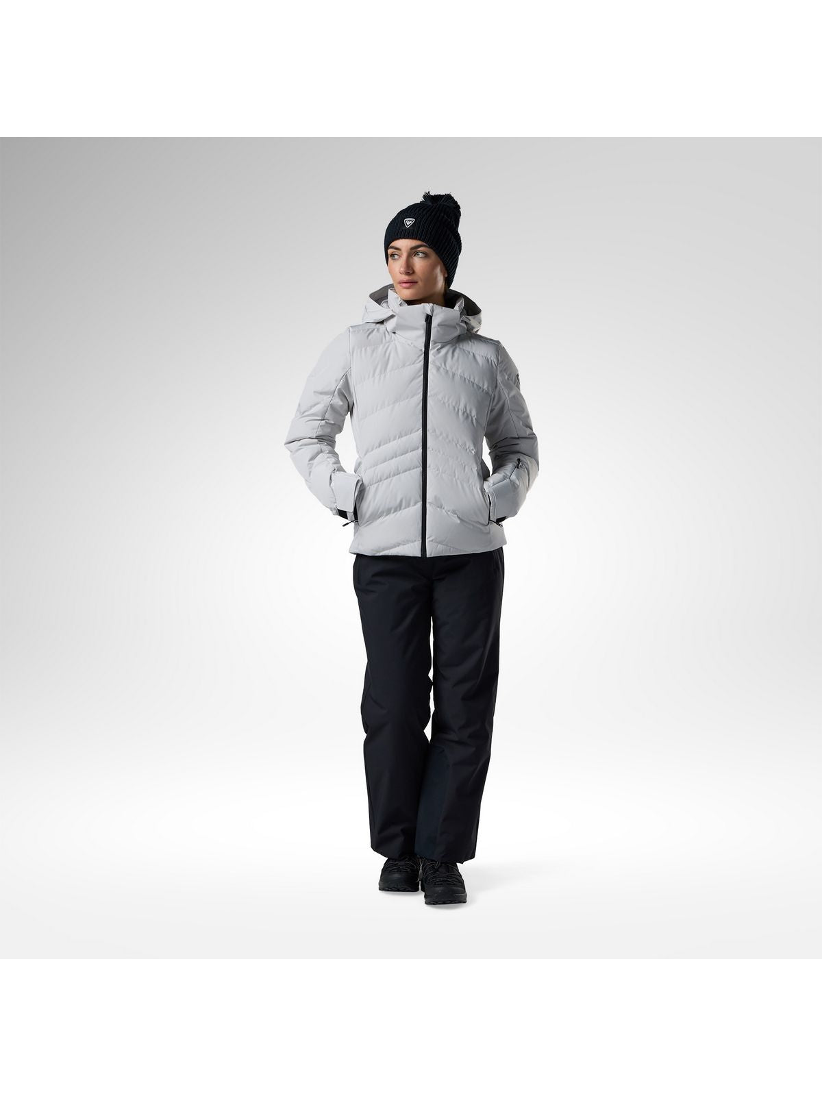 Kurtka narciarska damska ROSSIGNOL W Staci Nf Insulated Jkt szara