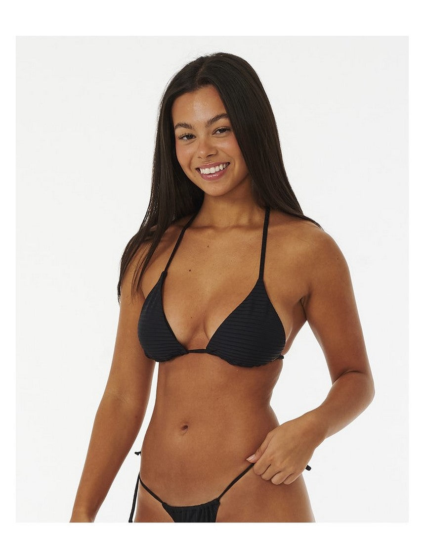 Stanik kąpielowy RIP CURL Premium Surf D-Dd Sliding Tri czarny