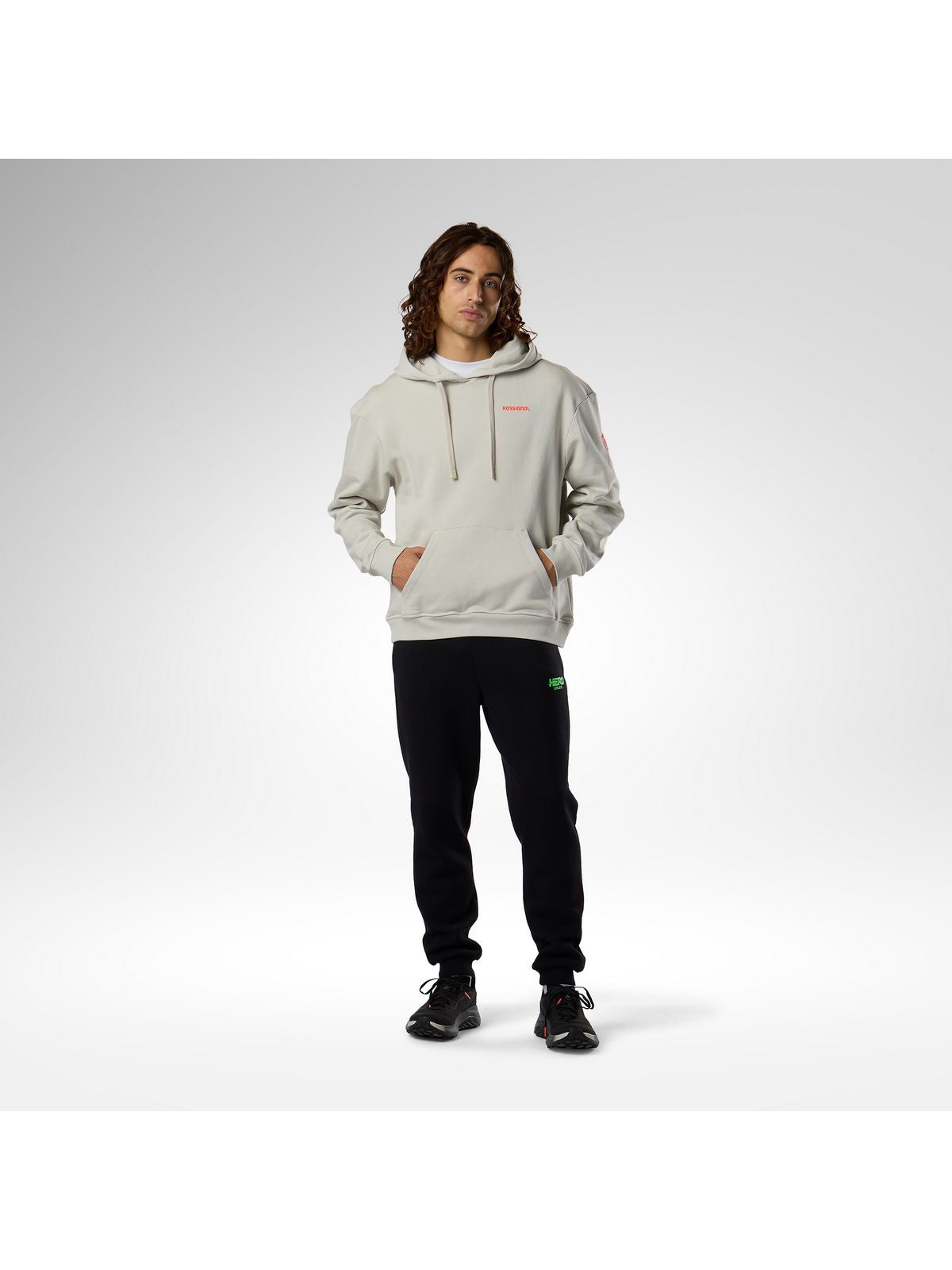 Bluza męska ROSSIGNOL HERO HOODIE szara