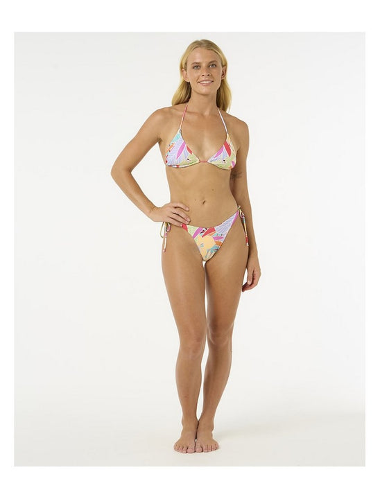 Majtki kąpielowe RIP CURL Cala Vadella High Leg Skimpy turkusowe