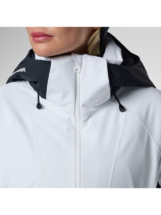 Kurtka narciarska damska ROSSIGNOL W 4Ws Blackside Insulated Jack biała
