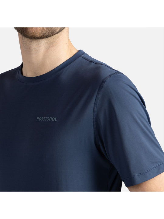 Koszulka męska treningowa męska ROSSIGNOL Sidelhorn Tee granatowy
