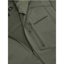 Bluza PEAK PERFORMANCE M Trail Polartec Zip Hood zielony - Adventure Sports
