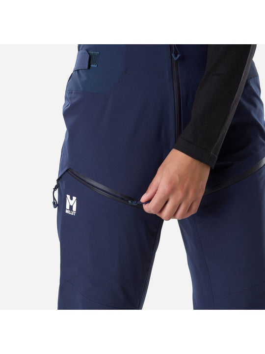 Spodnie narciarskie damskie MILLET W M White 3L Pant W granatowe
