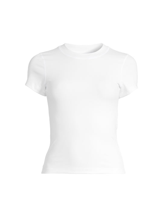 Koszulka damska CASALL Defined Rib Tee kolor biały
