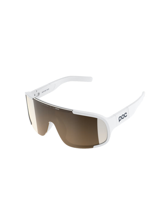 Okulary rowerowe POC Aspire Mid biały - Clarity Trail /Partly Sunny Silver cat.2
