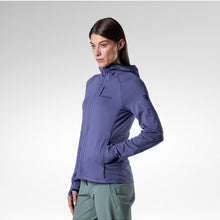 Bluza damska ROSSIGNOL W Textured Hoodie Mid Layer granatowa
