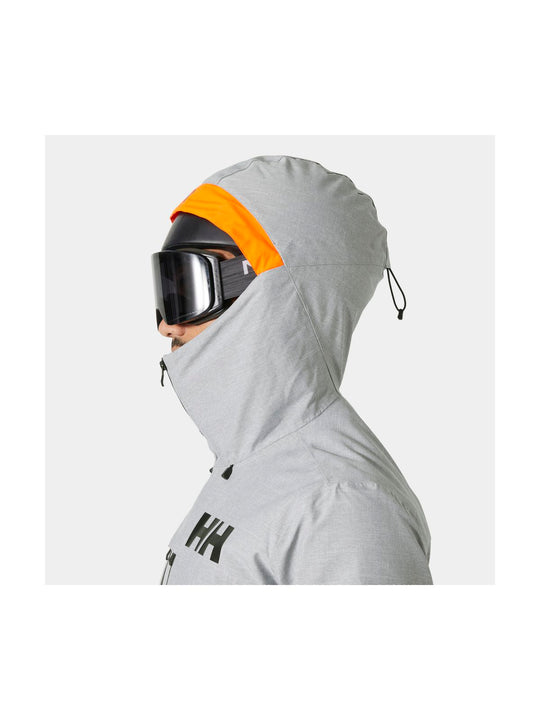 Kurtka narciarska męska HELLY HANSEN GARIBALDI 2.0 JACKET szara
