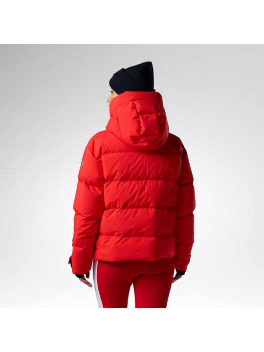 Kurtka narciarska damska ROSSIGNOL W Jcc Allsnow Down Ski Jacket czerwona
