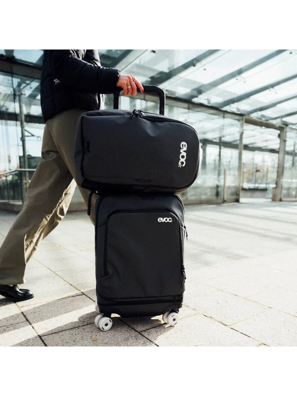 Walizka EVOC 4-Wheel Trolley 40 carbon grey - black