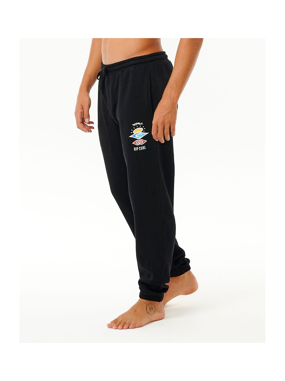 Spodnie RIP CURL Icons Of Surf Trackpant czarny