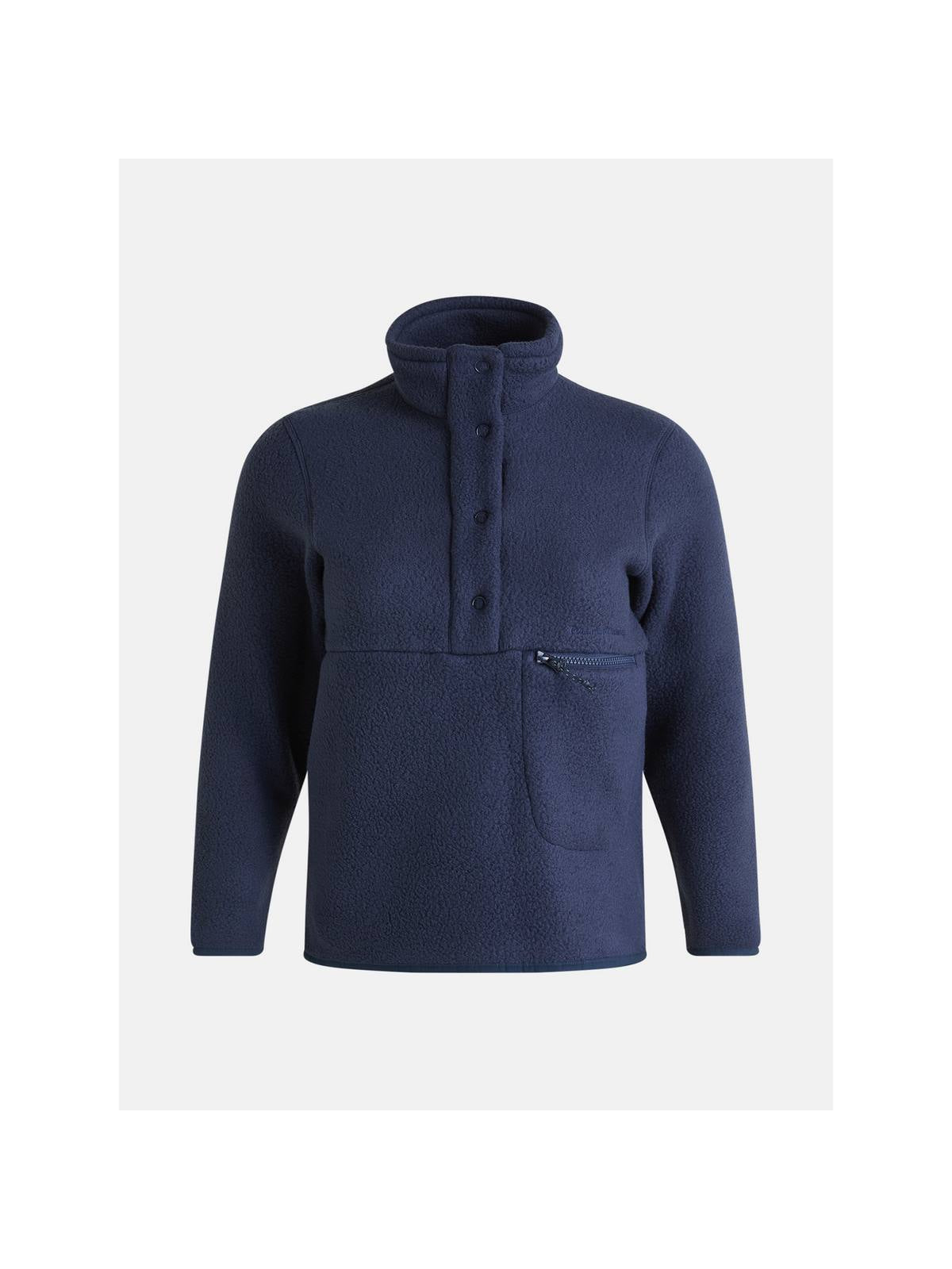 Bluza Peak Performance W Fleece Snap T Neck granatowy