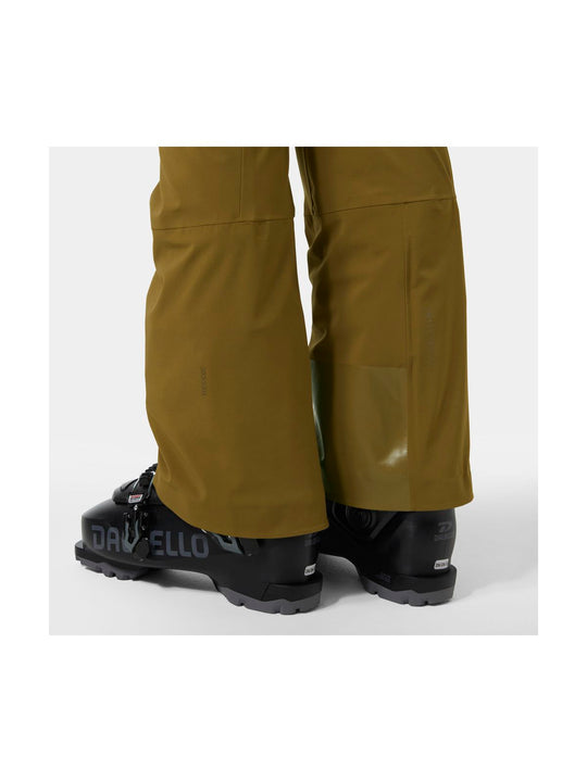 Spodnie narciarskie damskie HELLY HANSEN W ALPHELIA HI WAIST INS PANT brązowe
