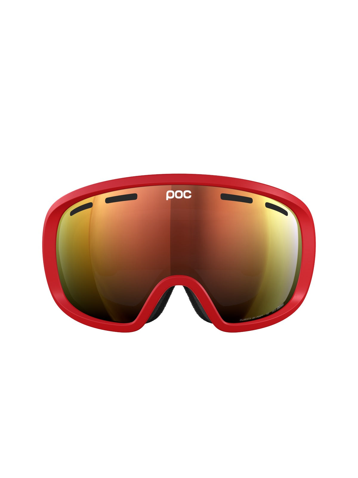 Gogle narciarskie POC Fovea Wide Fit czerwony Cat 2