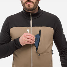 Bluza męska MILLET M Seneca Fleece Jkt M beżowa
