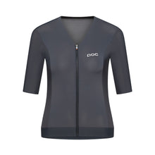 Koszulka rowerowa damska POC W's Raceday S/S Jersey szara
