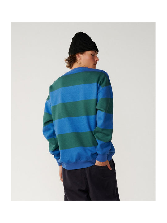 Bluza męska RIP CURL Disorder Stripe Crew niebieska
