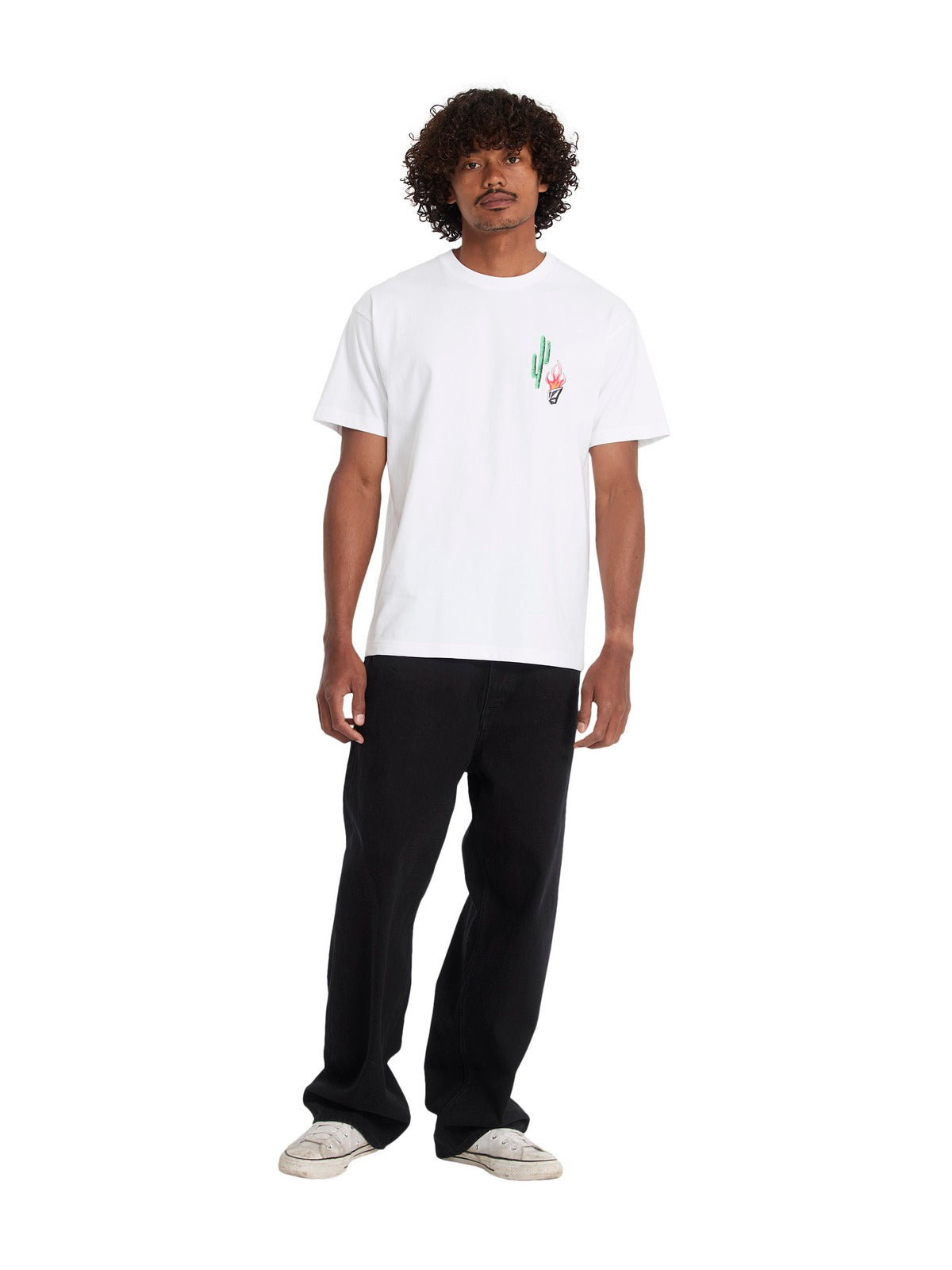 Koszulka męska VOLCOM Fa Mickey Mason 2 Sst biały