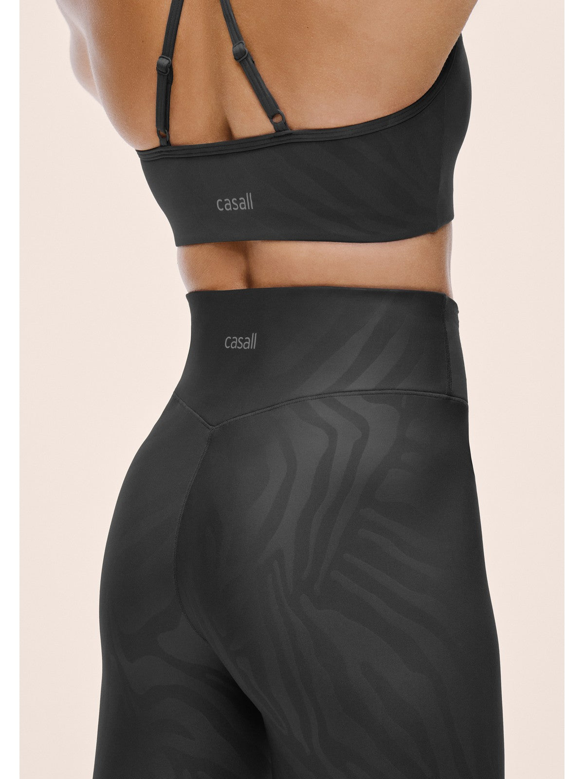 Legginsy damskie CASALL Heat Printed High Waist Tights kolor czarny