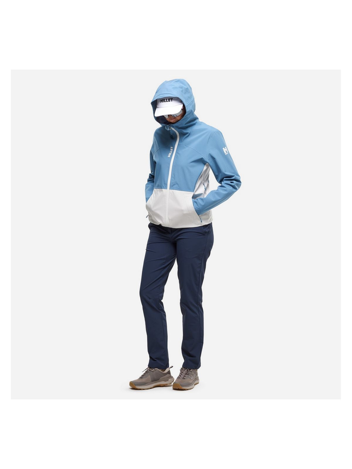 Kurtka damska MILLET Seneca Storm 3L Jkt W niebiesko biała