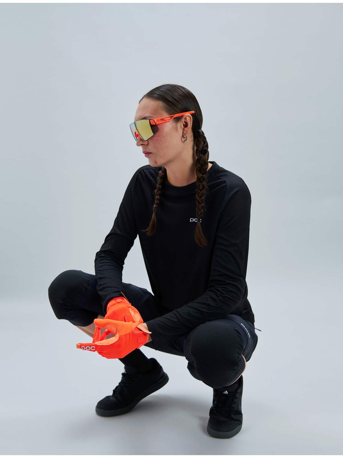 Okulary rowerowe POC Elicit Toric pomarańczowy - Clarity Road/Partly Sunny Gold Cat 2