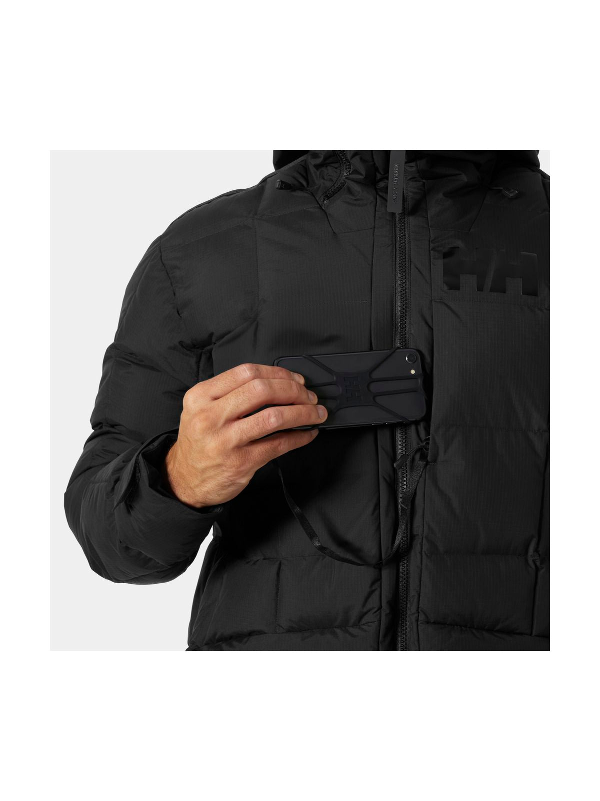 Kurtka narciarska męska HELLY HANSEN EMIKO RIDABLE PUFFY JACKET czarna