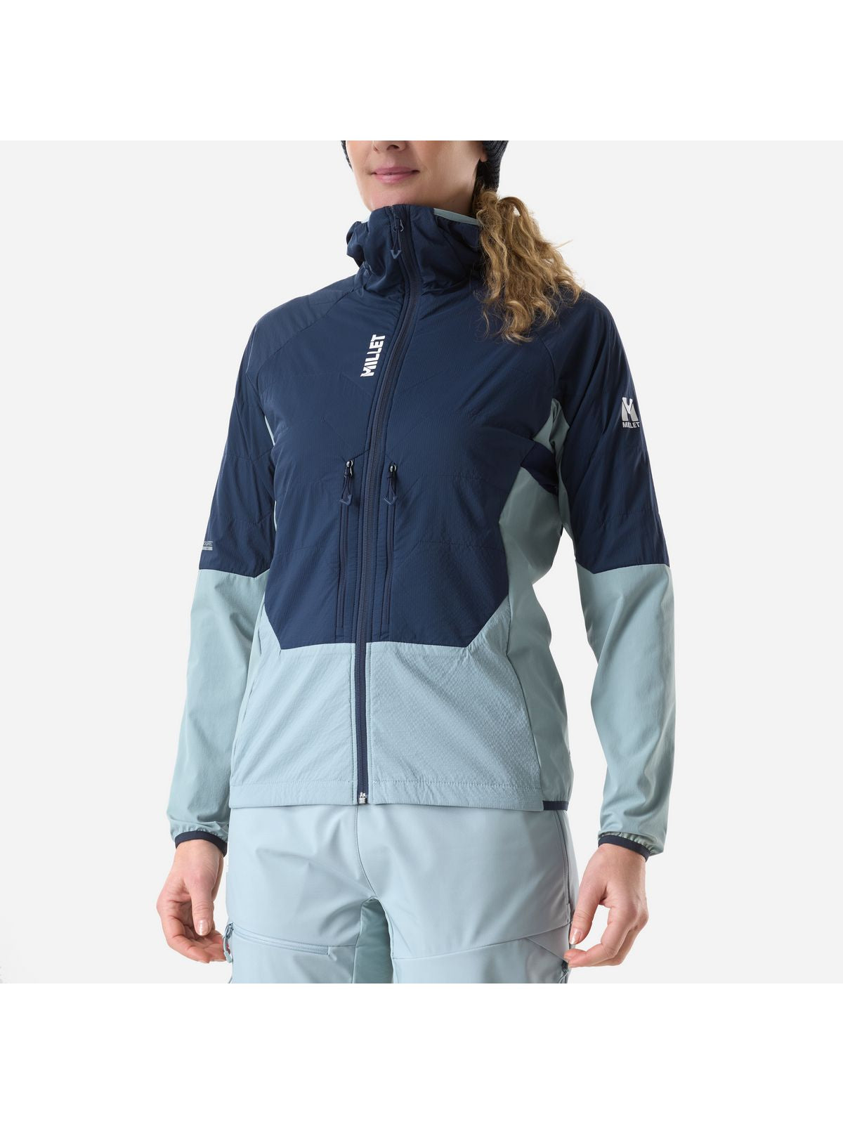 Kurtka damska MILLET W M White Alpha Hoodie W niebieska