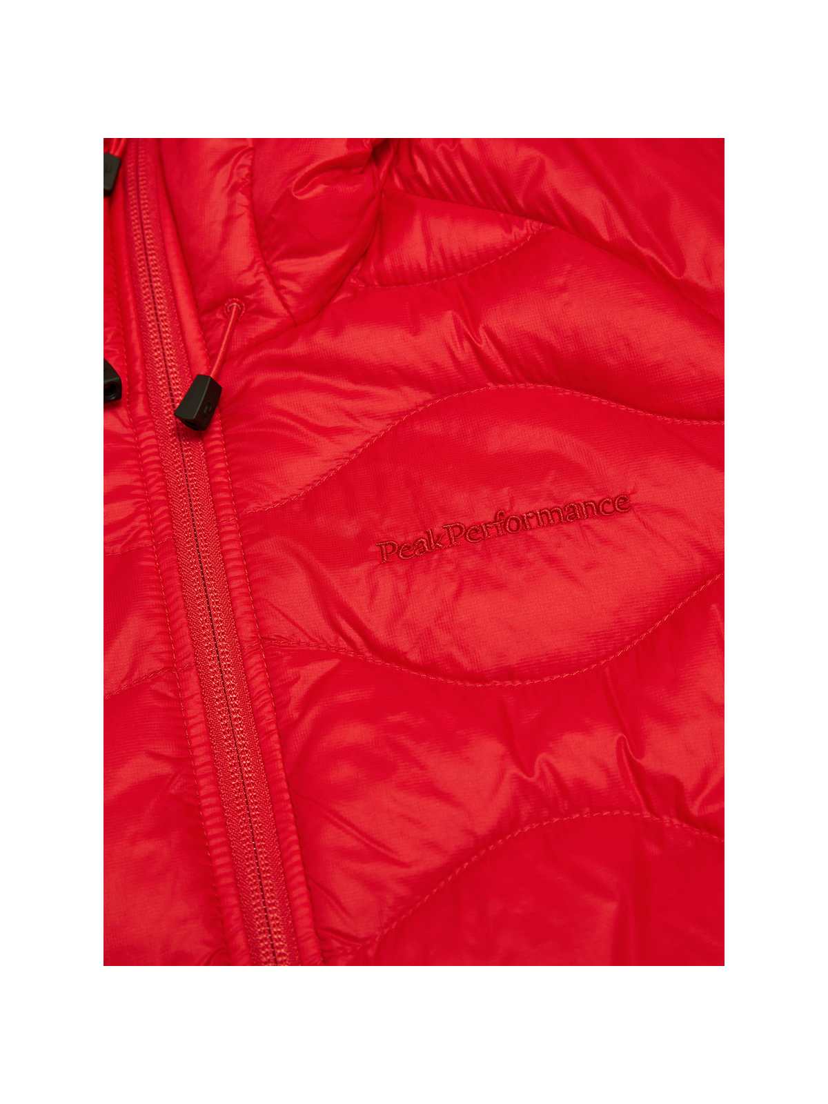 Kurtka puchowa damska PEAK PERFORMANCE Helium Down Hood Jacket Women czerwony