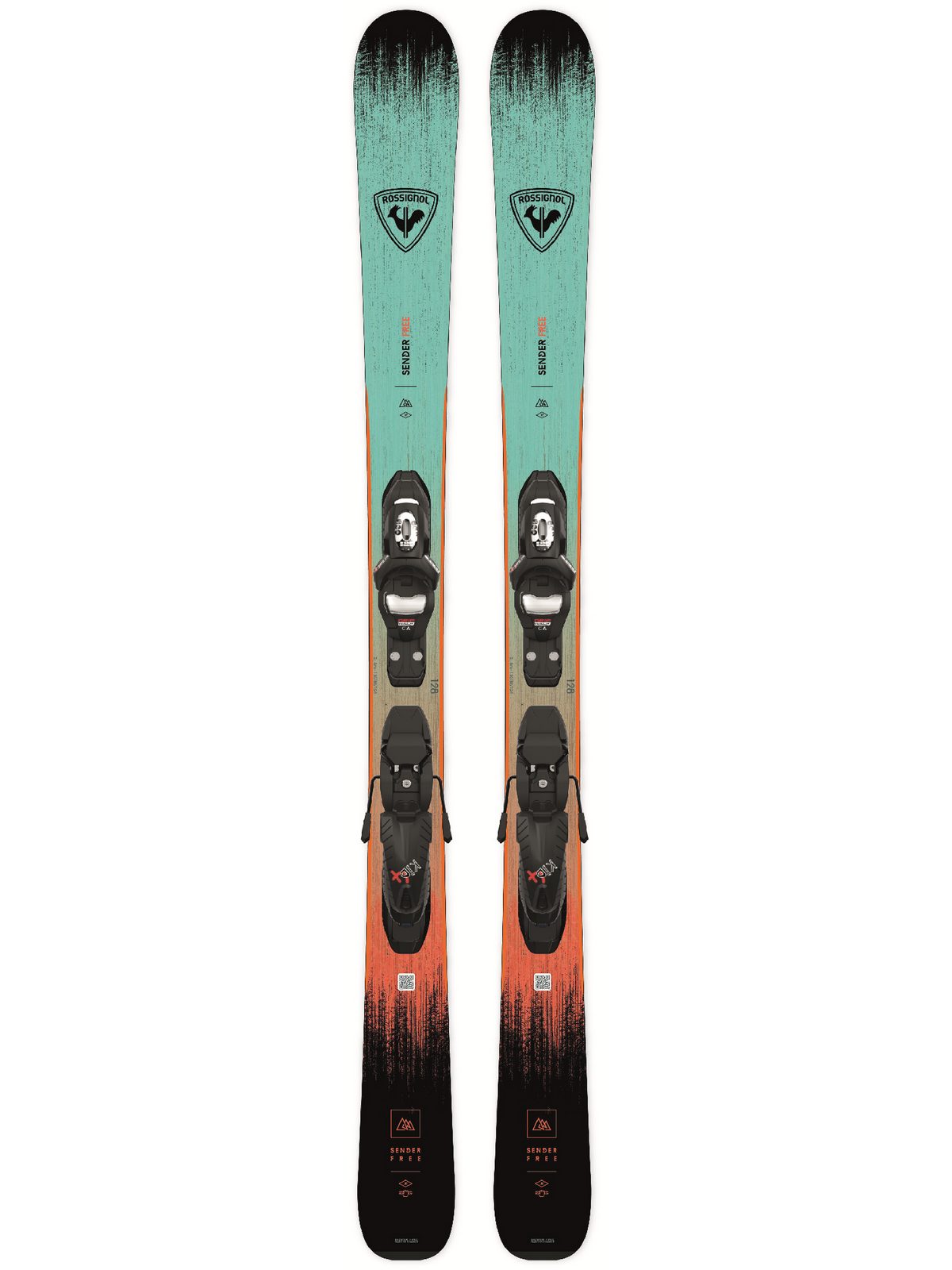 Zestaw ROSSIGNOL Sender Jr Kid-X / Kid 4 GW B76 Black