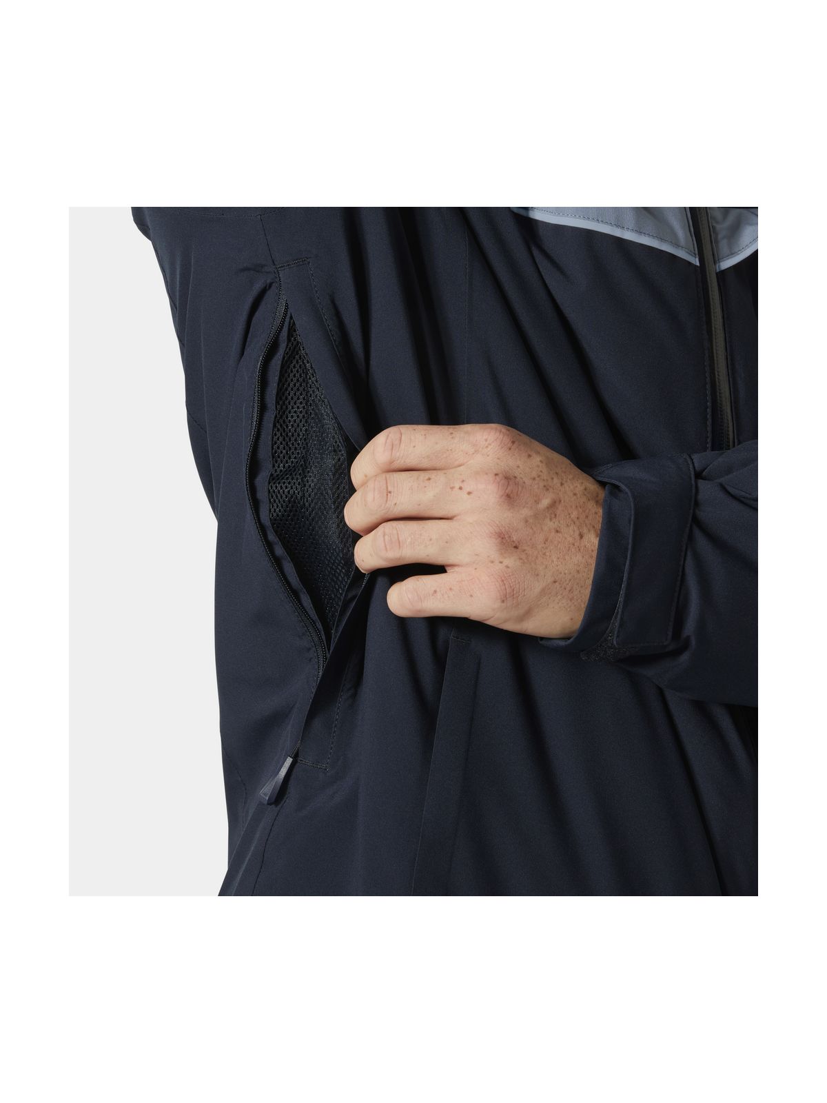 Kurtka narciarska męska HELLY HANSEN PANORAMA 2.0 INS JACKET granatowa