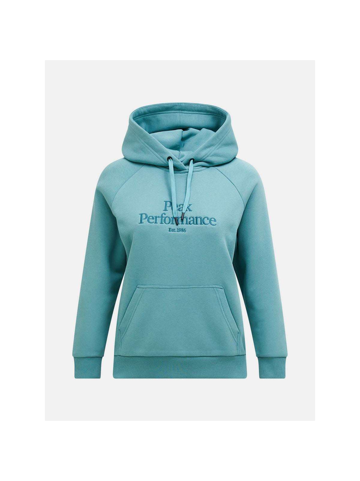 Bluza PEAK PERFORMANCE Original Hood Women niebieski